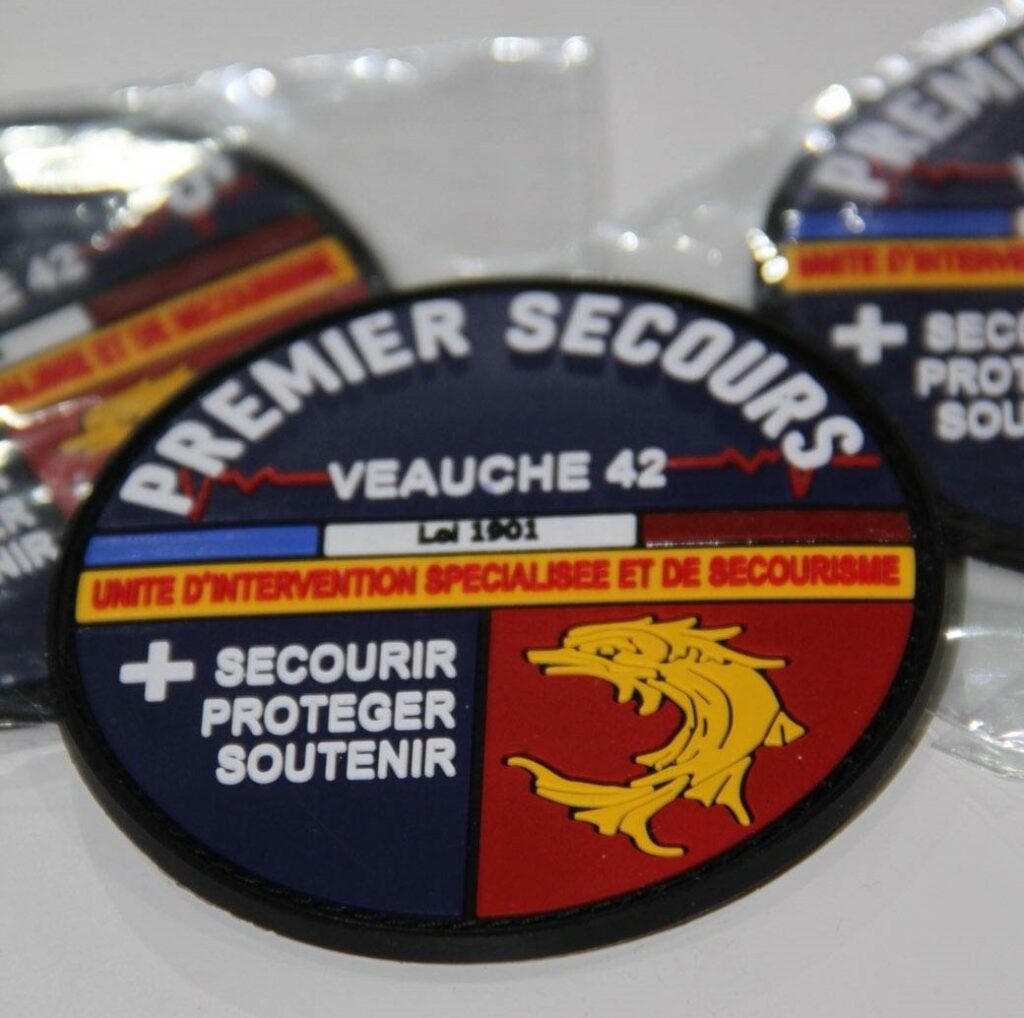 Écusson officiel UISS – Unité d'Intervention Spécialisée et de Secourisme